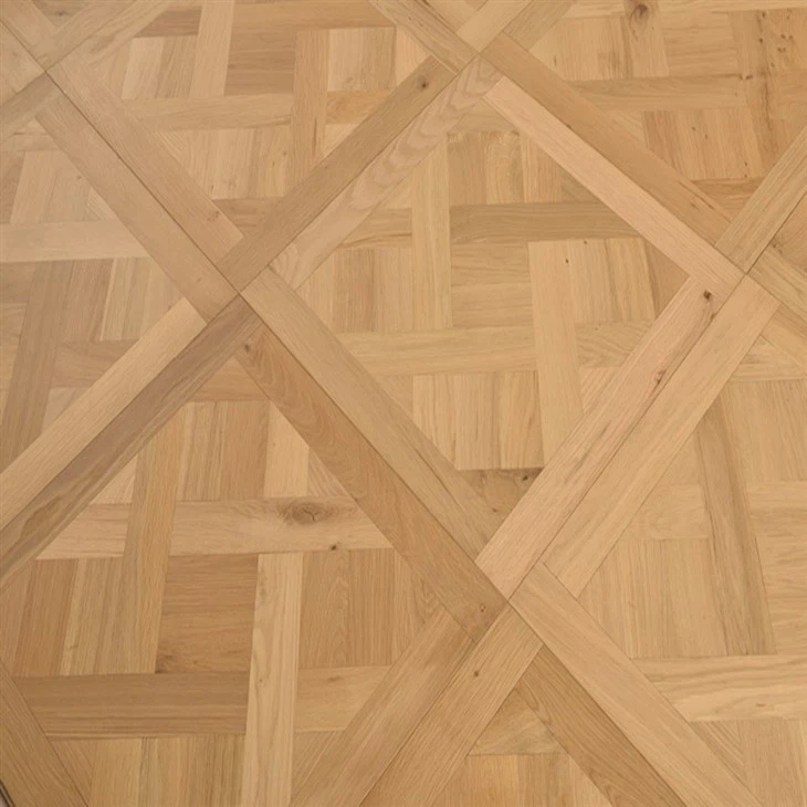 Oak Natural Color Parquet Engineered Wood Flooring